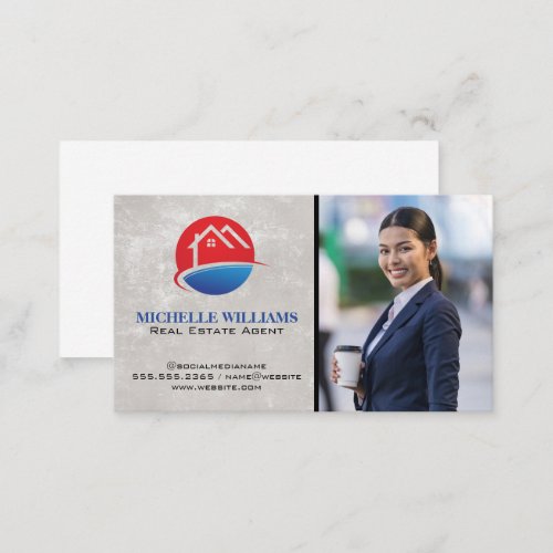 House Logo  Business Woman  Business Card