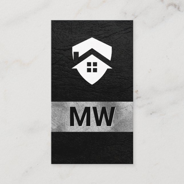 House Logo | Real Estate Architect Business Card (Front)
