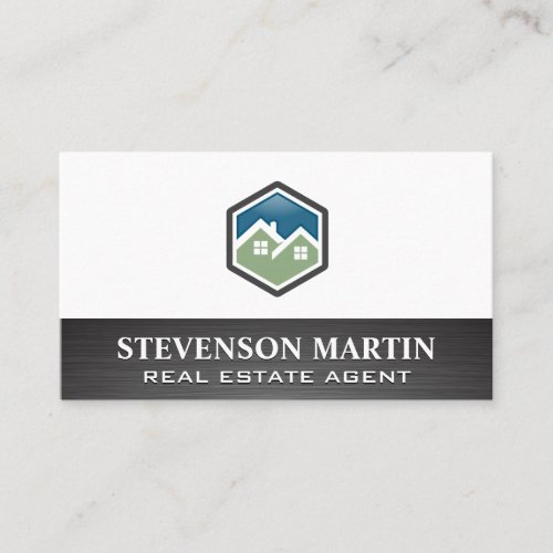 House Logos  Real Estate Agent Business Card