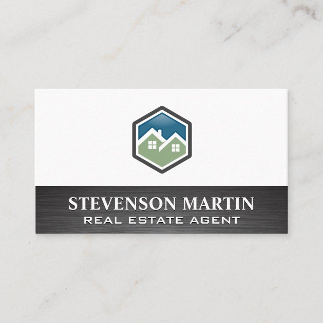 House Logos | Real Estate Agent Business Card (Front)