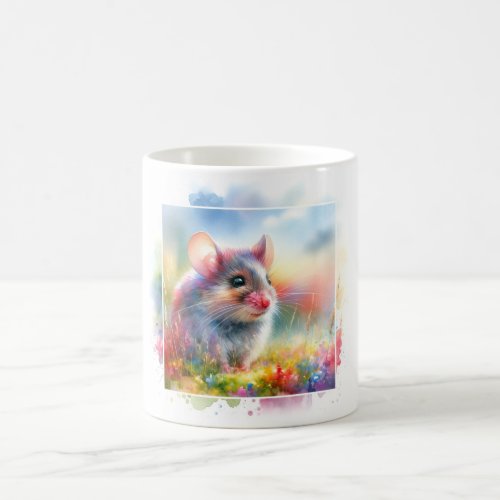 House Mouse AREF1306 _ Watercolor Coffee Mug