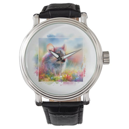 House Mouse AREF1306 _ Watercolor Watch