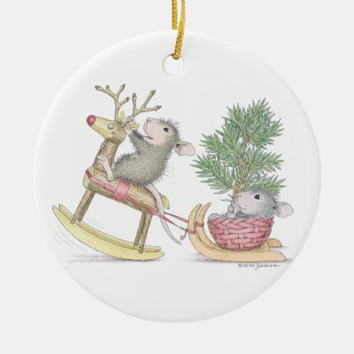 House_Mouse Designs _ Babys First Christmas Ceramic Ornament