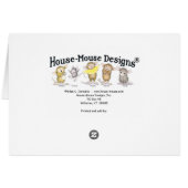 House-Mouse Designs® Card (Back Horizontal)
