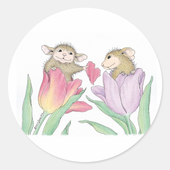 House-Mouse Designs® - Classic Round Sticker (Front)