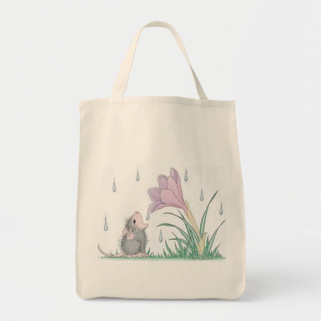 House-Mouse Designs® -  Grocery Tote Bag (Front)