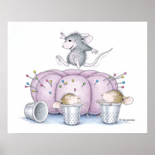 House-Mouse Designs® - Mouse Bounce Poster