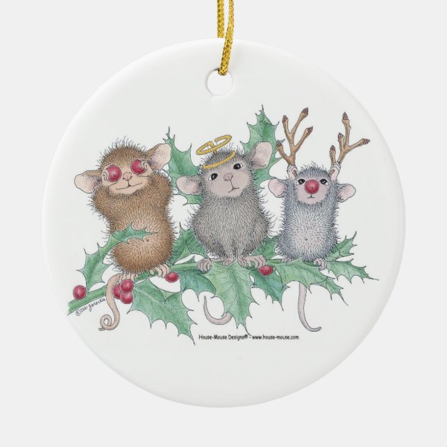House-Mouse Designs® - Ornament (Front)