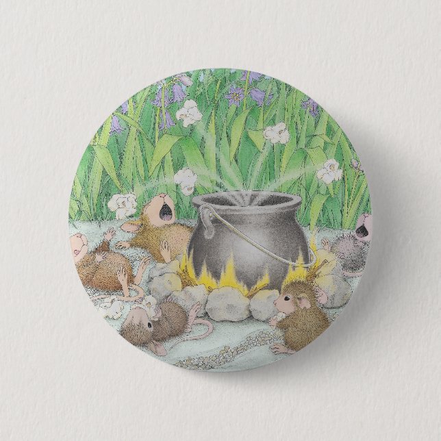 House-Mouse Designs® - Pinback Button (Front)