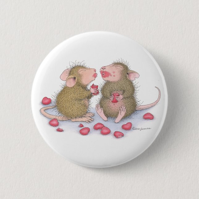 House-Mouse Designs® - Pinback Button (Front)