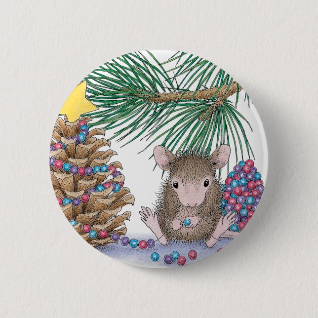 House-Mouse Designs® Pinback Button (Front)