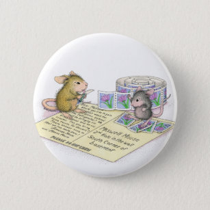 Rat Pet Mouse Rodent Pinback Button Pin Badge 
