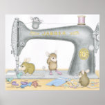 House-mouse Designs&#174; - Sewing Poster at Zazzle