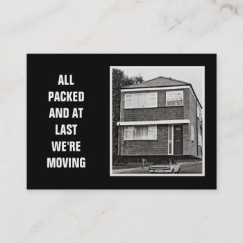House Move Business Card by Bizcardsharkkid at Zazzle