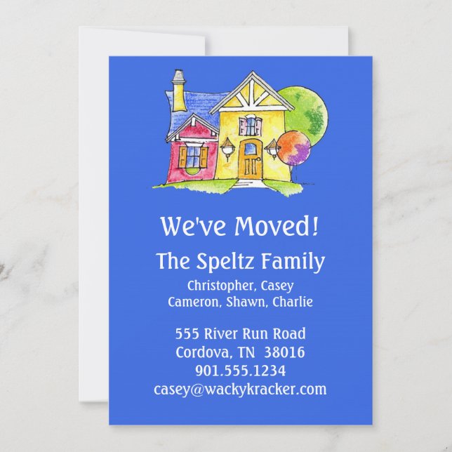 House Moving Announcment Announcement (Front)