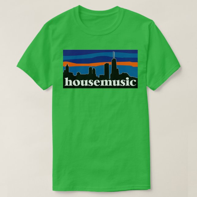 HOUSE MUSIC 1  T-Shirt (Design Front)