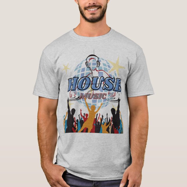 HOUSE MUSIC DESIGN, Music lovers, Rave outfit  T-Shirt (Front)