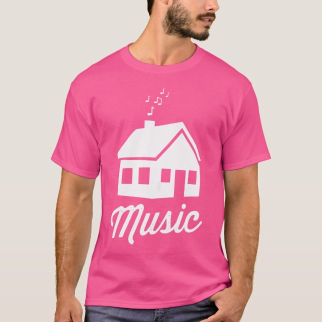 House Music Funny Edm Rave Design T-Shirt (Front)