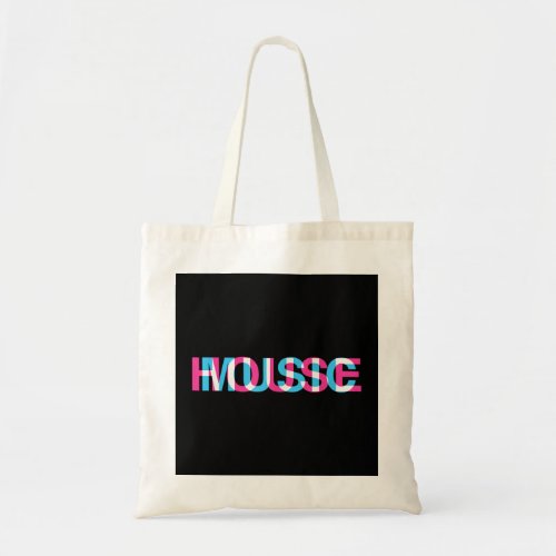 House Music Glitch Optical Illusion _ EDM Rave DJ  Tote Bag