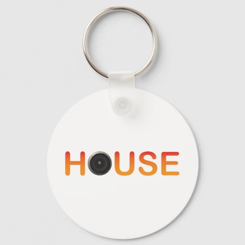 HOUSE Music Keychain