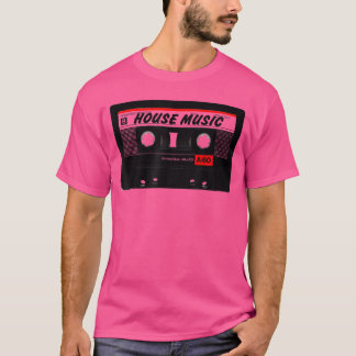 House Music Mitape 90s Vintage Audio Cassetteape f T-Shirt