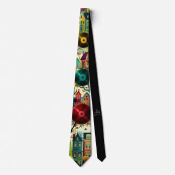 House Music Necktie Deejay Apparel Accessories by MyBindery at Zazzle