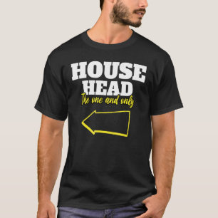 House Music  Rave House Head T-Shirt