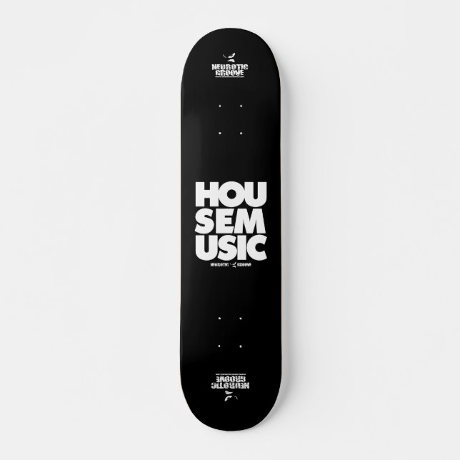 House Music Skateboard Deck (Front)