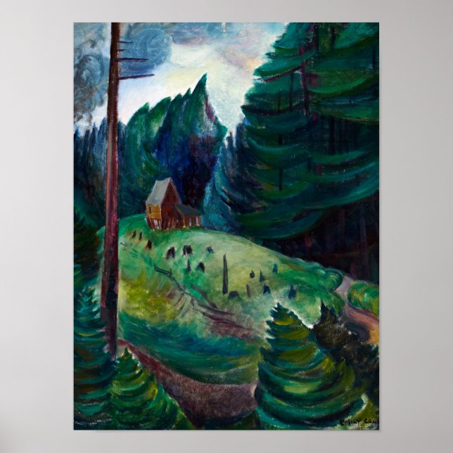 House Near Woods, 1931 by Emily Carr Poster (Front)