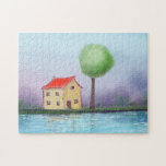 House next to the lake jigsaw puzzle