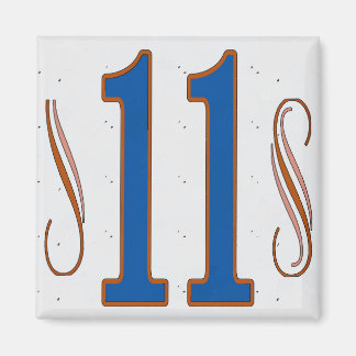 House Number 11 Magnet
