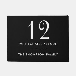 House Number Address Family Name Doormat