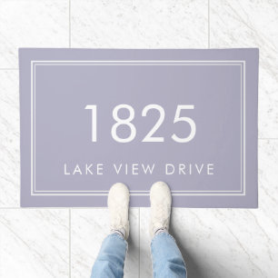House Number Custom Entryway Doormat