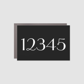 House Number Mailbox Magnet