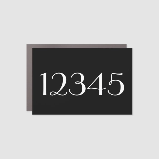 House Number Mailbox Magnet (Front)
