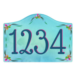 House Number Sign