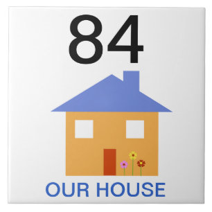 house number tile