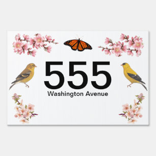 House Number Yard Sign