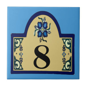 House Numbers Change Text Tile