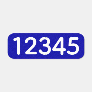 House Numbers Metal Sign