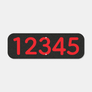House Numbers Metal Sign