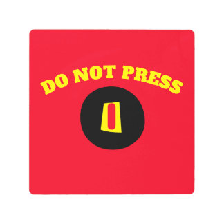 House Numbers on Metal, edit text, Metal Print