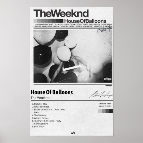 House Of Ballons poster