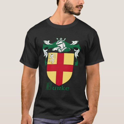House Of Burke Heraldic Family Crest T_Shirt