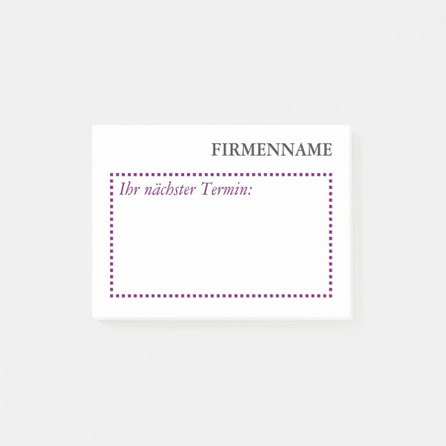 House of Cards | Unique Business Stationery  Post-it Notes (Front)