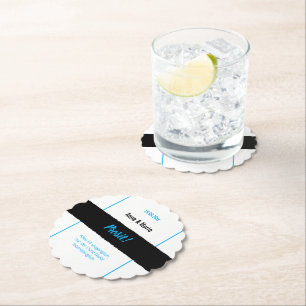 House of Cards Unusual Business Interiors Paper Coaster