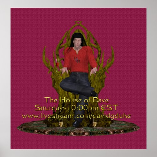 House of Dave Show Icon Poster
