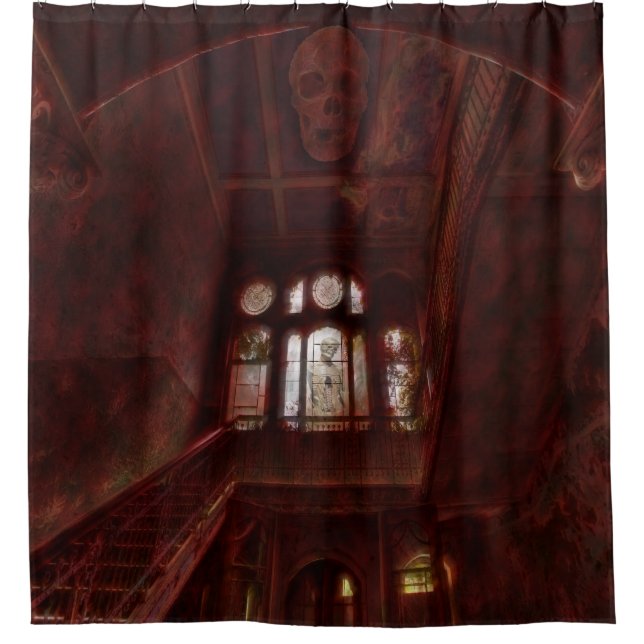 House of Death Shower Certain Curtain (Front)
