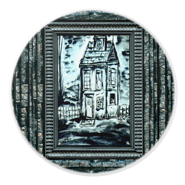 House of Deception Ceramic Knob (Front)