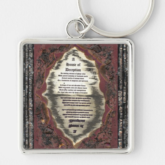 House of Deception Keychain (Front)